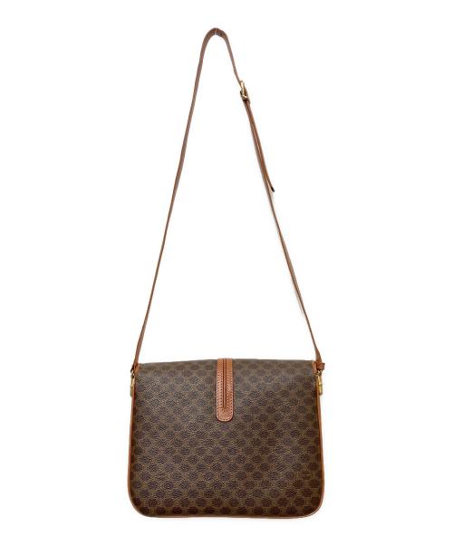 CELINE（セリーヌ）CELINE (セリーヌ) マカダム　ショルダーバッグ ブラウンの古着・服飾アイテム