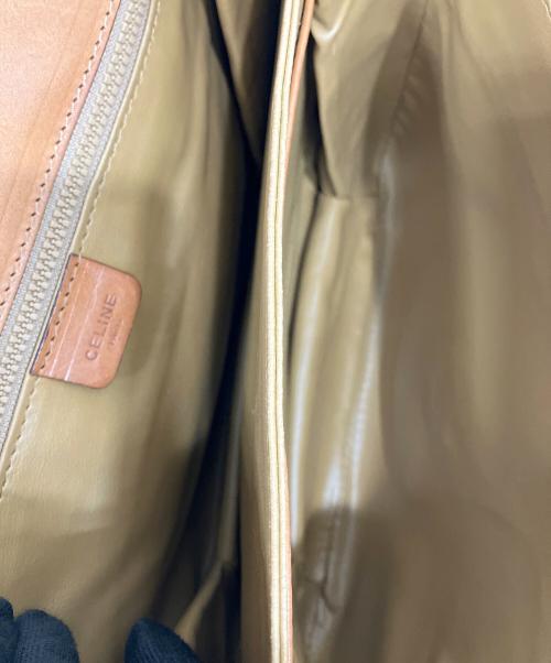 CELINE（セリーヌ）CELINE (セリーヌ) マカダム　ショルダーバッグ ブラウンの古着・服飾アイテム