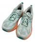 asics（アシックス）の古着「ランニングシューズ」｜スカイブルー×オレンジ