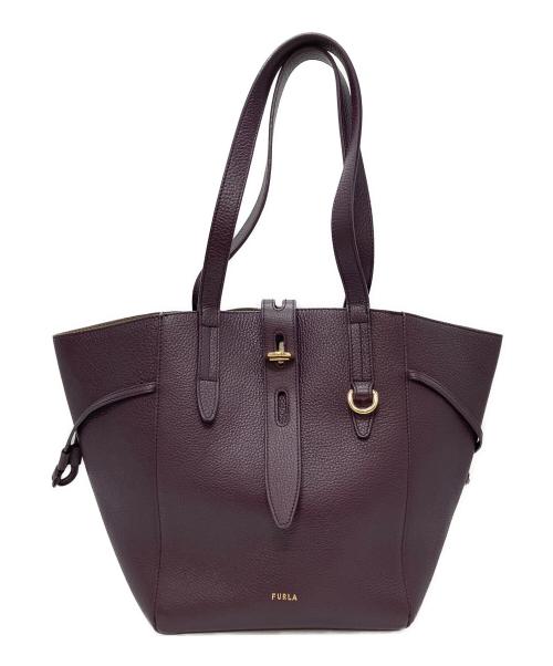 FURLA（フルラ）FURLA (フルラ) トートバッグ パープルの古着・服飾アイテム