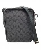 GUCCIグッチ）の古着「GGキャンバスショルダーバッグ」｜ブラック