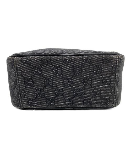 GUCCI（グッチ）GUCCI (グッチ) GGキャンバスショルダーバッグ ブラックの古着・服飾アイテム