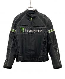 CROSS BORDER（クロスボーダー）の古着「バイクジャケット」｜ブラック×グリーン