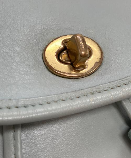 COACH（コーチ）COACH (コーチ) レザーリュック スカイブルーの古着・服飾アイテム