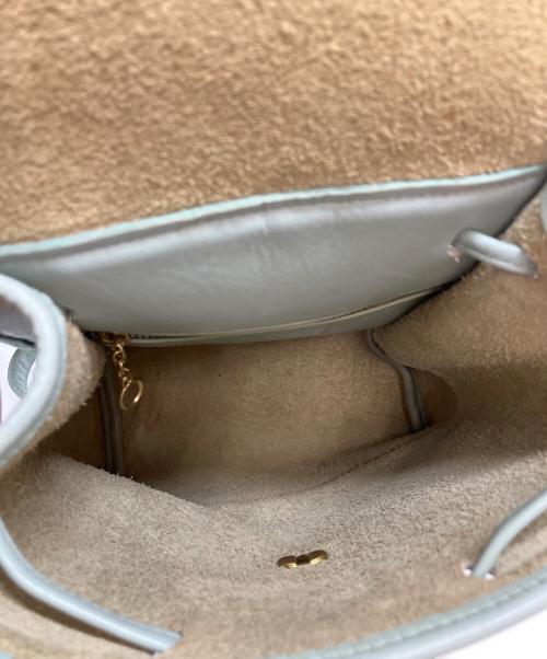 COACH（コーチ）COACH (コーチ) レザーリュック スカイブルーの古着・服飾アイテム