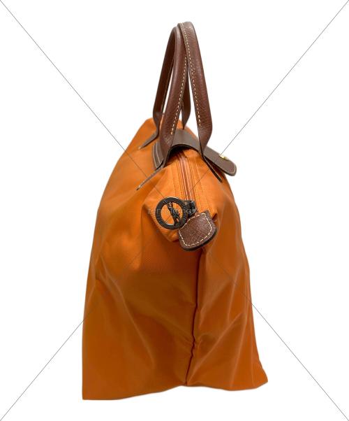 LONGCHAMP（ロンシャン）LONGCHAMP (ロンシャン) ルプリアージュバッグ オレンジの古着・服飾アイテム