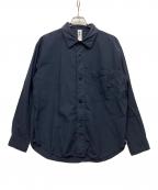 MHLエムエイチエル）の古着「長袖シャツ」｜ネイビー