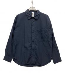 MHL（エムエイチエル）の古着「長袖シャツ」｜ネイビー