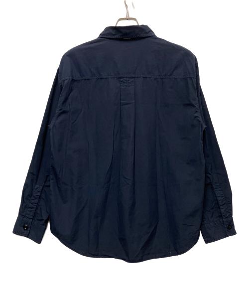 MHL（エムエイチエル）MHL (エムエイチエル) 長袖シャツ ネイビー サイズ:Ｍの古着・服飾アイテム