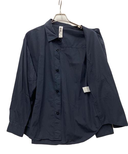 MHL（エムエイチエル）MHL (エムエイチエル) 長袖シャツ ネイビー サイズ:Ｍの古着・服飾アイテム