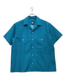 HELLY HANSEN（ヘリーハンセン）の古着「半袖シャツ」｜グリーン×ブルー