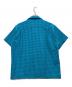 HELLY HANSEN (ヘリーハンセン) 半袖シャツ グリーン×ブルー サイズ:Ｍ：5000円