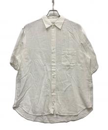 STEVEN ALAN（スティーブンアラン）の古着「半袖シャツ」｜ホワイト
