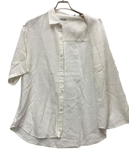 STEVEN ALAN（スティーブンアラン）STEVEN ALAN (スティーブンアラン) 半袖シャツ ホワイト サイズ:Ｍの古着・服飾アイテム