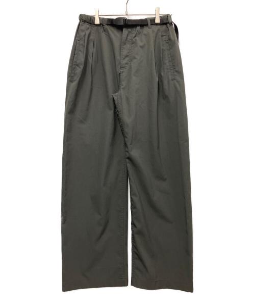 GRAMICCI（グラミチ）GRAMICCI (グラミチ) 2タックシームレスパンツ グレー サイズ:Lの古着・服飾アイテム