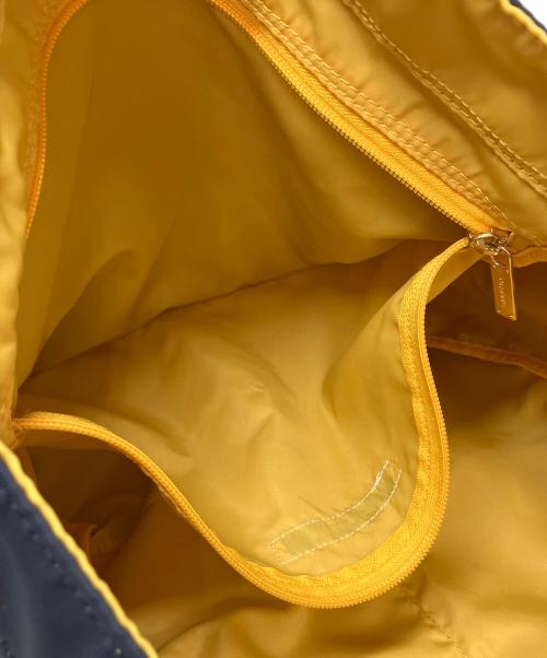 SITA PARANTICA（シータパランティカ）sita parantica (シータパランティカ) トートバッグ ネイビー×オレンジの古着・服飾アイテム