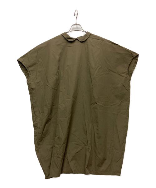 mizuiro-ind（ミズイロインド）mizuiro-ind (ミズイロインド) 半袖ワンピース ブラウン サイズ:FREEの古着・服飾アイテム