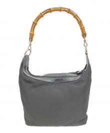 GUCCI（グッチ）の古着「バンブーワンショルダーバッグ」｜ブラック