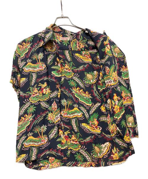 Sun Surf（サンサーフ）Sun Surf (サンサーフ) 半袖シャツ ブラック サイズ:Sの古着・服飾アイテム
