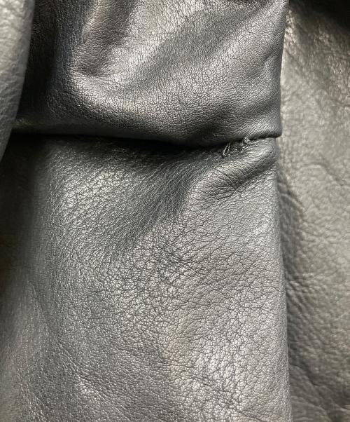 acanthus（アカンサス）ACANTHUS (アカンサス) シングルライダースジャケット ブラック サイズ:Mの古着・服飾アイテム