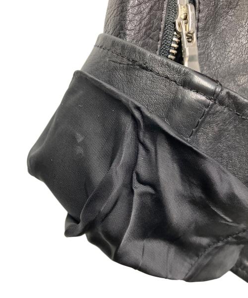 acanthus（アカンサス）ACANTHUS (アカンサス) シングルライダースジャケット ブラック サイズ:Mの古着・服飾アイテム