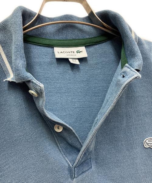 LACOSTE（ラコステ）LACOSTE (ラコステ) 長袖ポロシャツ ブルー サイズ:Sの古着・服飾アイテム