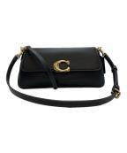 COACHコーチ）の古着「ジェットショルダーバッグ」｜ブラック