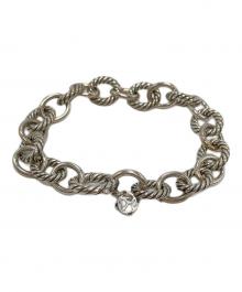 DAVID YURMAN（デヴィッド・ヤーマン）の古着「オーバルリンクチェーンブレスレット」