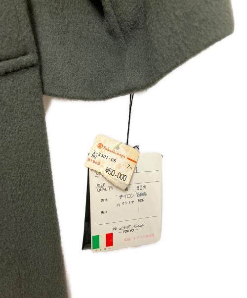 A.R.T NUKADA（アートヌカダ）A.R.T NUKADA (アートヌカダ) カシミヤ混コート グリーン サイズ:Lの古着・服飾アイテム