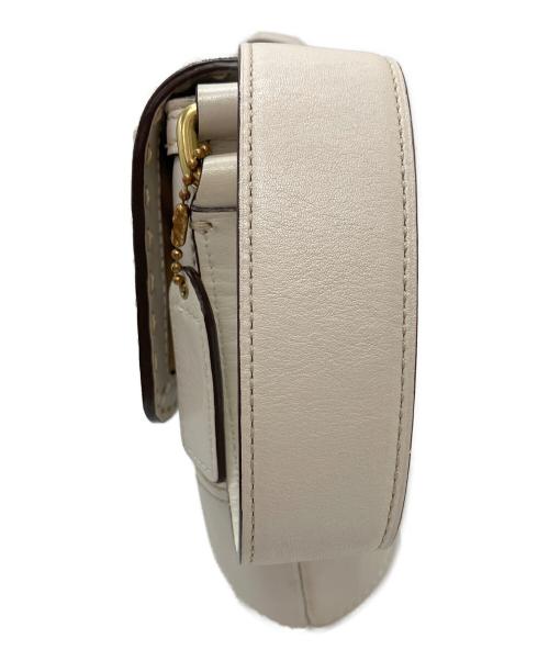 COACH（コーチ）COACH (コーチ) レザーワンショルダーバッグ アイボリーの古着・服飾アイテム