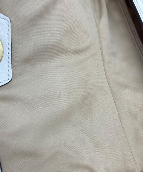 COACH（コーチ）COACH (コーチ) レザーワンショルダーバッグ アイボリーの古着・服飾アイテム