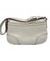 COACH (コーチ) レザーワンショルダーバッグ アイボリー：10000円