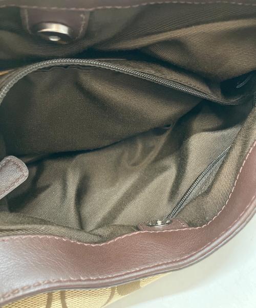 COACH（コーチ）COACH (コーチ) ハンドバッグ ブラウン×ベージュの古着・服飾アイテム