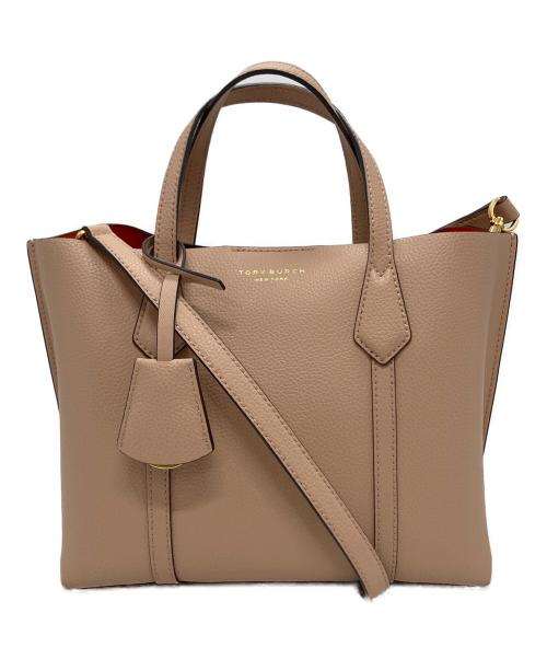 TORY BURCH（トリーバーチ）TORY BURCH (トリーバーチ) ペリー トリプルコンパートメント トート ブラウンの古着・服飾アイテム