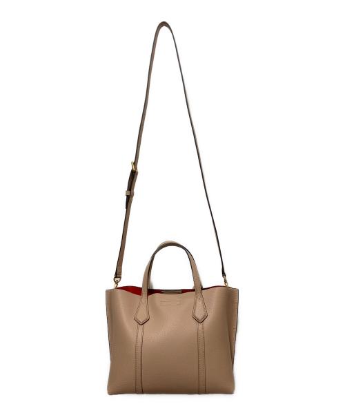TORY BURCH（トリーバーチ）TORY BURCH (トリーバーチ) ペリー トリプルコンパートメント トート ブラウンの古着・服飾アイテム