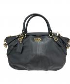 COACHコーチ）の古着「ショルダーバッグ」｜ブラック