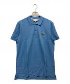 LACOSTEラコステ）の古着「ヘリテージワニロゴポロシャツ」｜ブルー