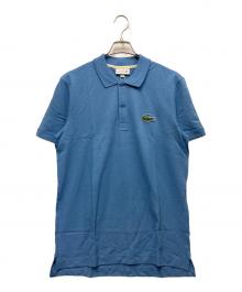 LACOSTE（ラコステ）の古着「ヘリテージワニロゴポロシャツ」｜ブルー