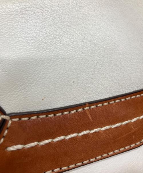 COACH（コーチ）COACH (コーチ) トートバッグ ホワイト×ブラウンの古着・服飾アイテム