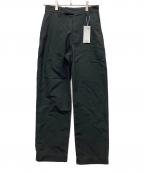 MARGARET HOWELLマーガレットハウエル）の古着「COTTON LINEN TROUSERS」｜ブラック