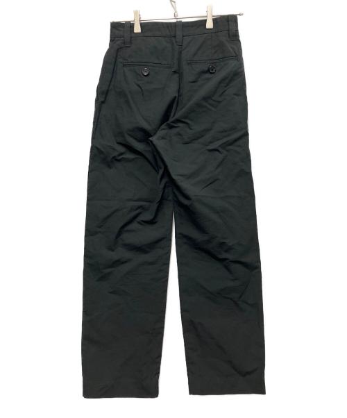 MARGARET HOWELL（マーガレットハウエル）MARGARET HOWELL (マーガレットハウエル) COTTON LINEN TROUSERS ブラックの古着・服飾アイテム