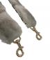VALENTINO (ヴァレンティノ) ロックスタッズ ミンクファー ショルダーストラップ グレー：11000円