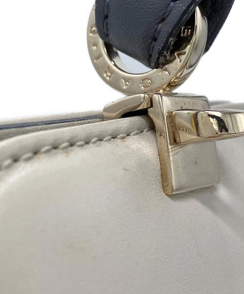 BVLGARI（ブルガリ）BVLGARI (ブルガリ) イザベラ・ロッセリーニハンドバッグ ベージュの古着・服飾アイテム