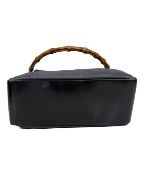GUCCI（グッチ）GUCCI (グッチ) バンブーハンドバッグ 000・1014 ブラックの古着・服飾アイテム