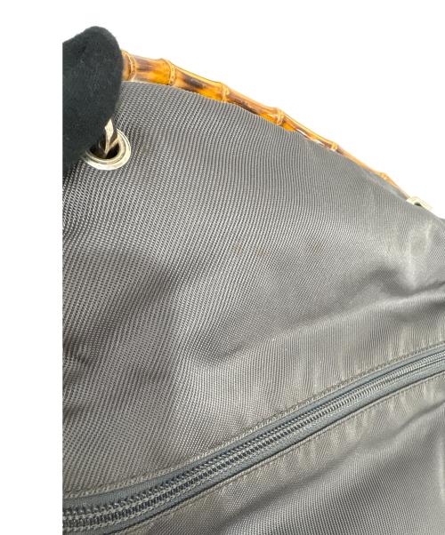 GUCCI（グッチ）GUCCI (グッチ) バンブーハンドバッグ 000・1014 ブラックの古着・服飾アイテム