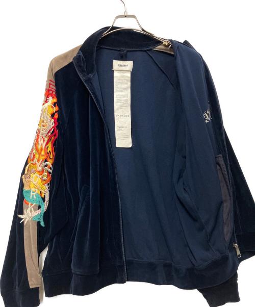 doublet（ダブレット）doublet (ダブレット) CHAOS EMBROIDERY TRACK JACKET ネイビー サイズ:Lの古着・服飾アイテム