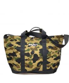 A BATHING APE（アベイシングエイプ）の古着「トートバッグ」｜カーキ