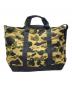 A BATHING APE (アベイシングエイプ) トートバッグ カーキ：9000円