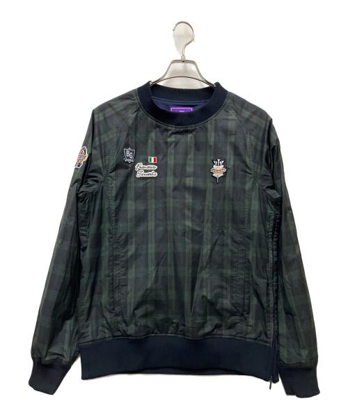 BEAMS GOLF（ビームスゴルフ）BEAMS GOLF (ビームスゴルフ) ゴルフウェア(トップス) ネイビー×グリーン サイズ:Mの古着・服飾アイテム
