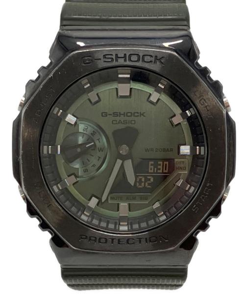 CASIO（カシオ）CASIO (カシオ) 腕時計 ブラック×グリーンの古着・服飾アイテム